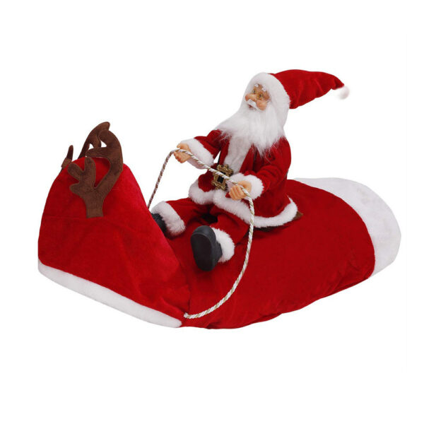 Dog Christmas Clothes Santa Claus Riding Deer - Image 3