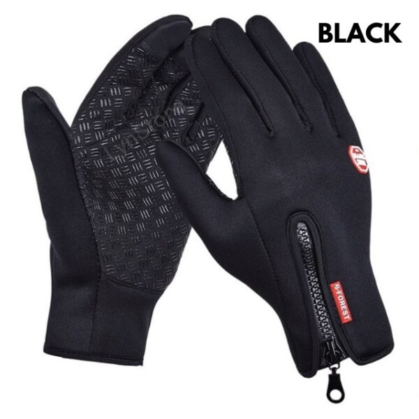 Winter Gloves Touch Screen Riding Motorcycle Sliding Waterproof Sports Gloves With Fleece - Image 8