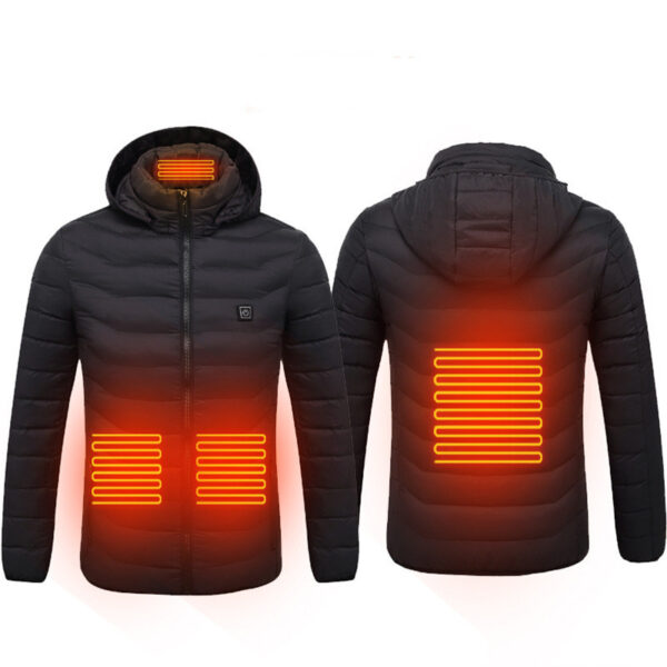 New Heated Jacket Coat USB Electric Jacket Cotton Coat Heater Thermal Clothing Heating Vest Men's Clothes Winter - Image 5