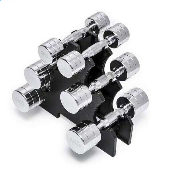 Pure Steel Home Fitness Electroplating Dumbbell Gym Equipment - Image 2