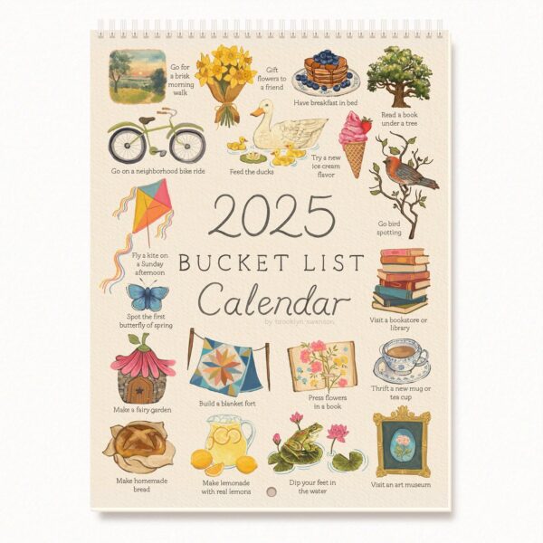 2025 Wish List Calendar Creative High-looking Value Wall Calendar Great Gifts Calendar Gift Home Decor - Image 4