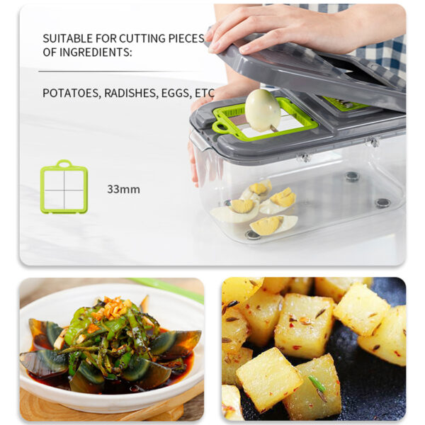 Kitchen Multi-function Vegetable Cutter - Image 4